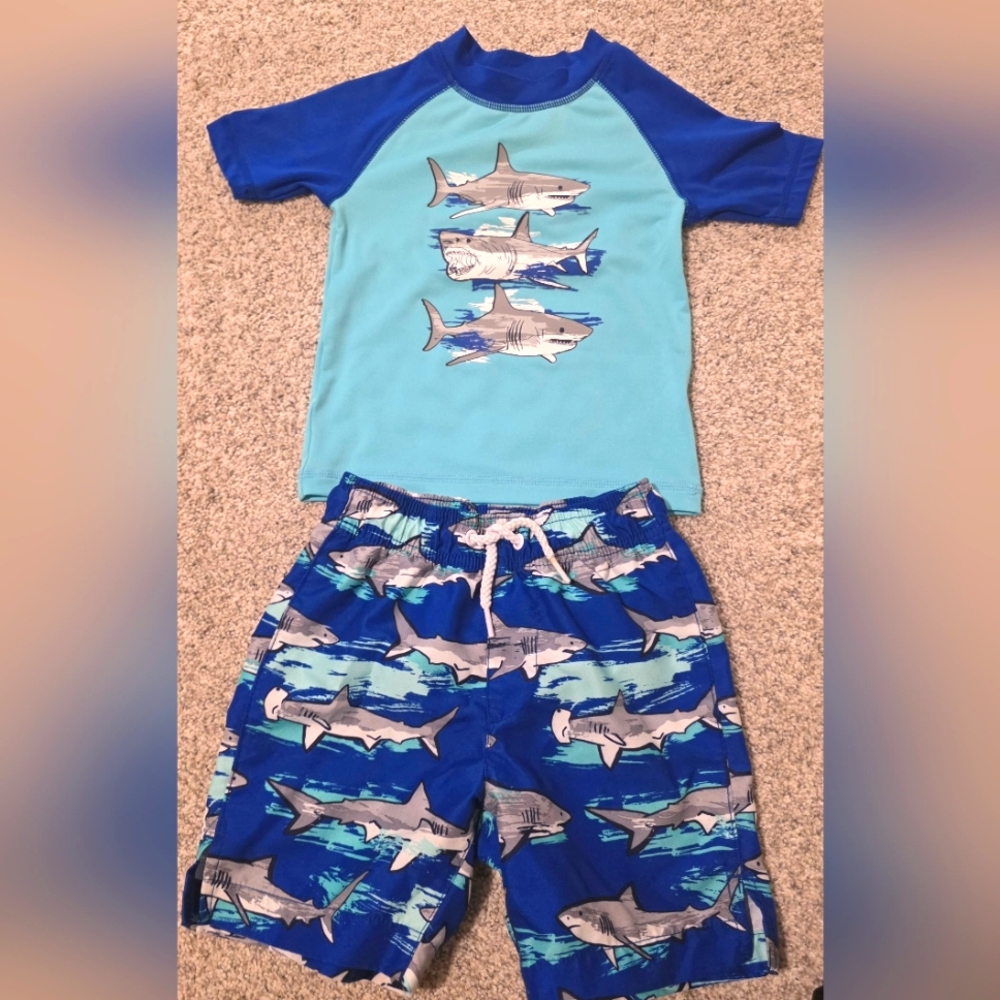 Boys Shark Swim Suit Set 🏊‍♂️💦🦈